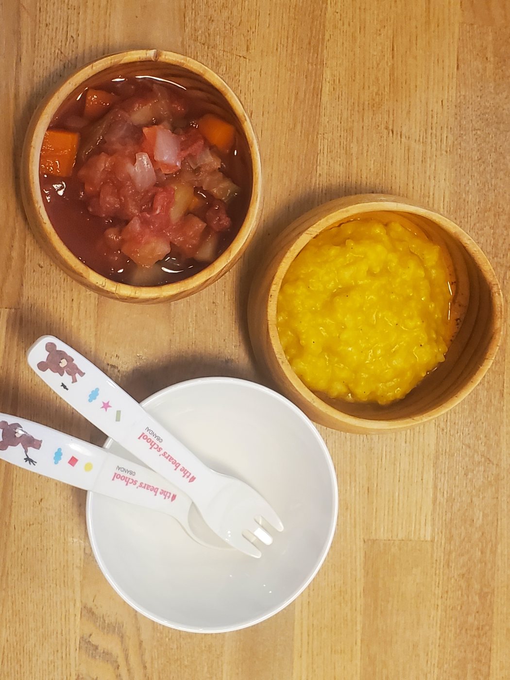 なごみの離乳食と赤ちゃん用の器